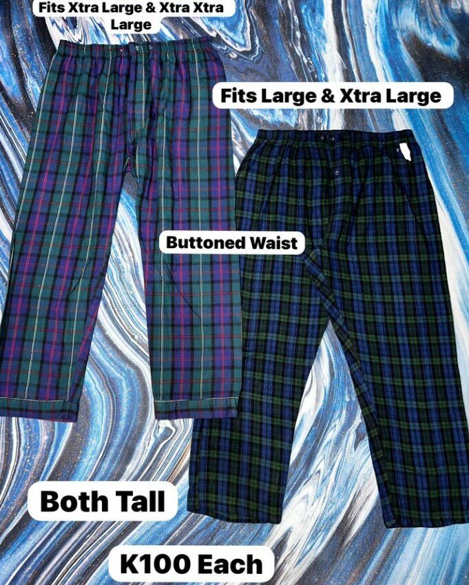 Women's comfortable plaid pajama pants