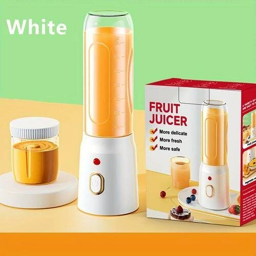 Portable Rechargeable Double-cup Juicer, Multifunctional