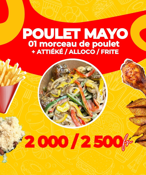 Poulet Mayo avec Accompagnement