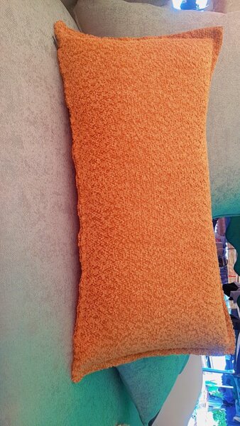 Coussin décoratif orange