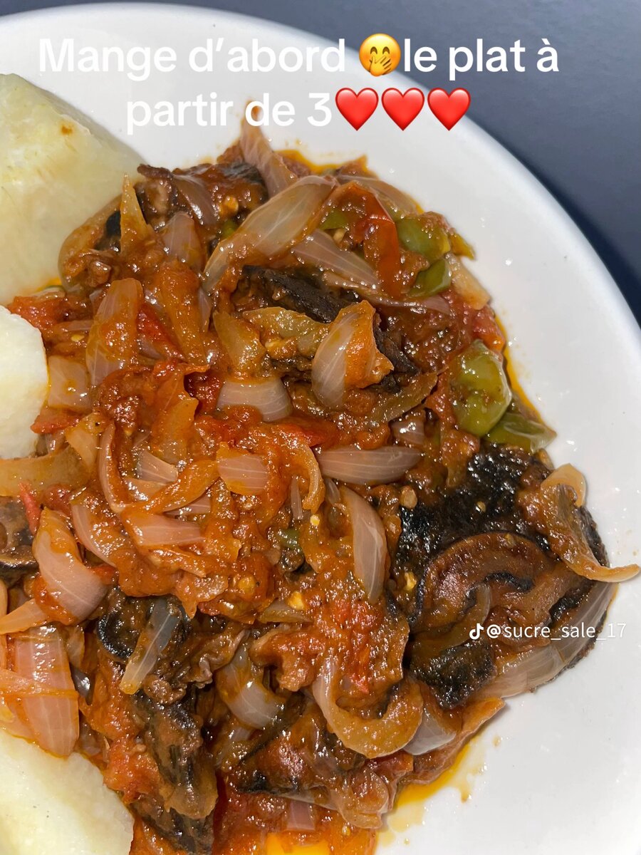 Délice d'Igname et Sauce