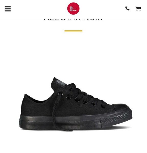 Converse All Star Noir Blanc