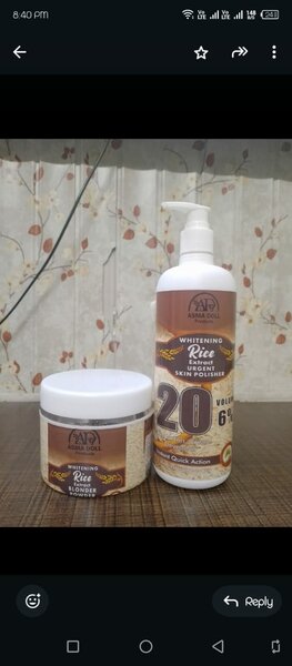 Asma doll rice skin polish 500ml parlor pack