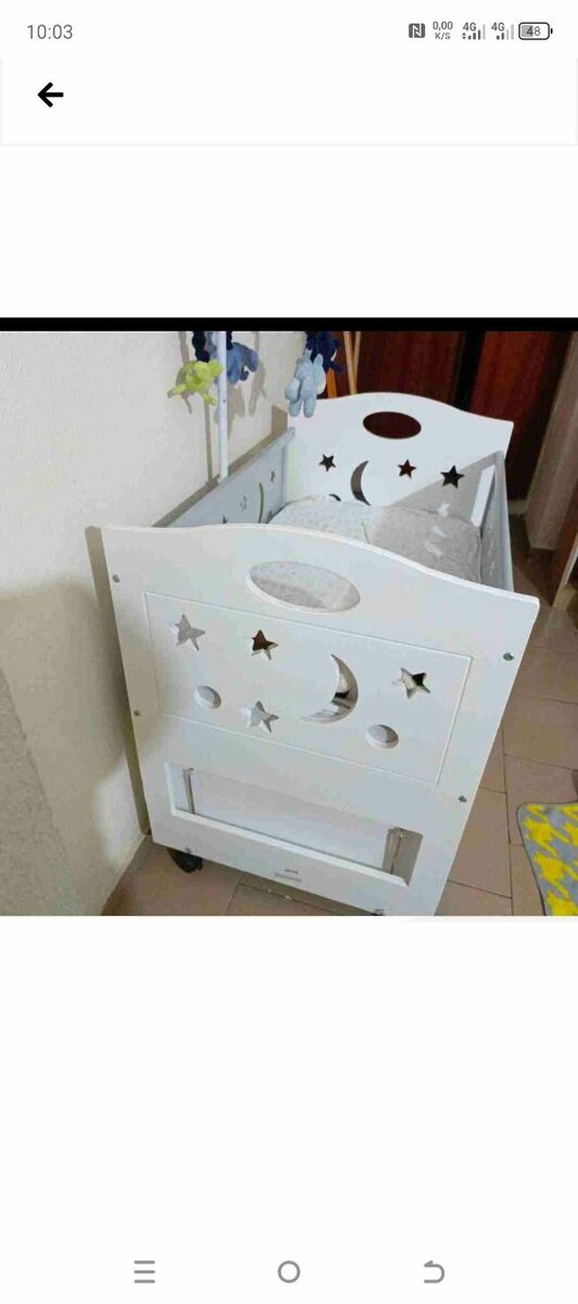 Lit bébé évolutif ciel étoilé