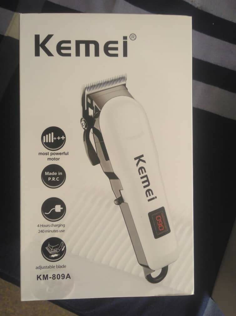 Kemei Industrial Rechargeable Hair Clipper  Brand New