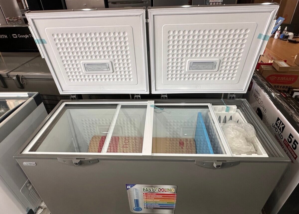 Congélateur coffre spacieux