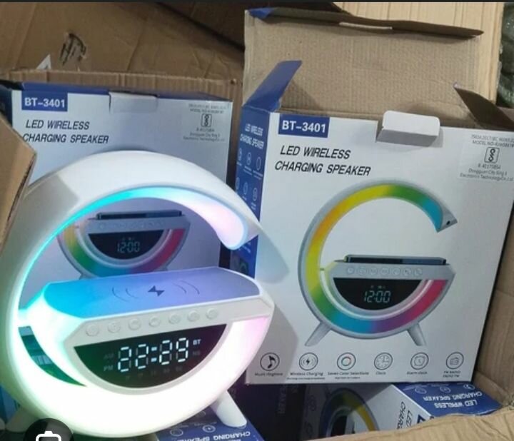 Réveil LED Bluetooth Chargeur