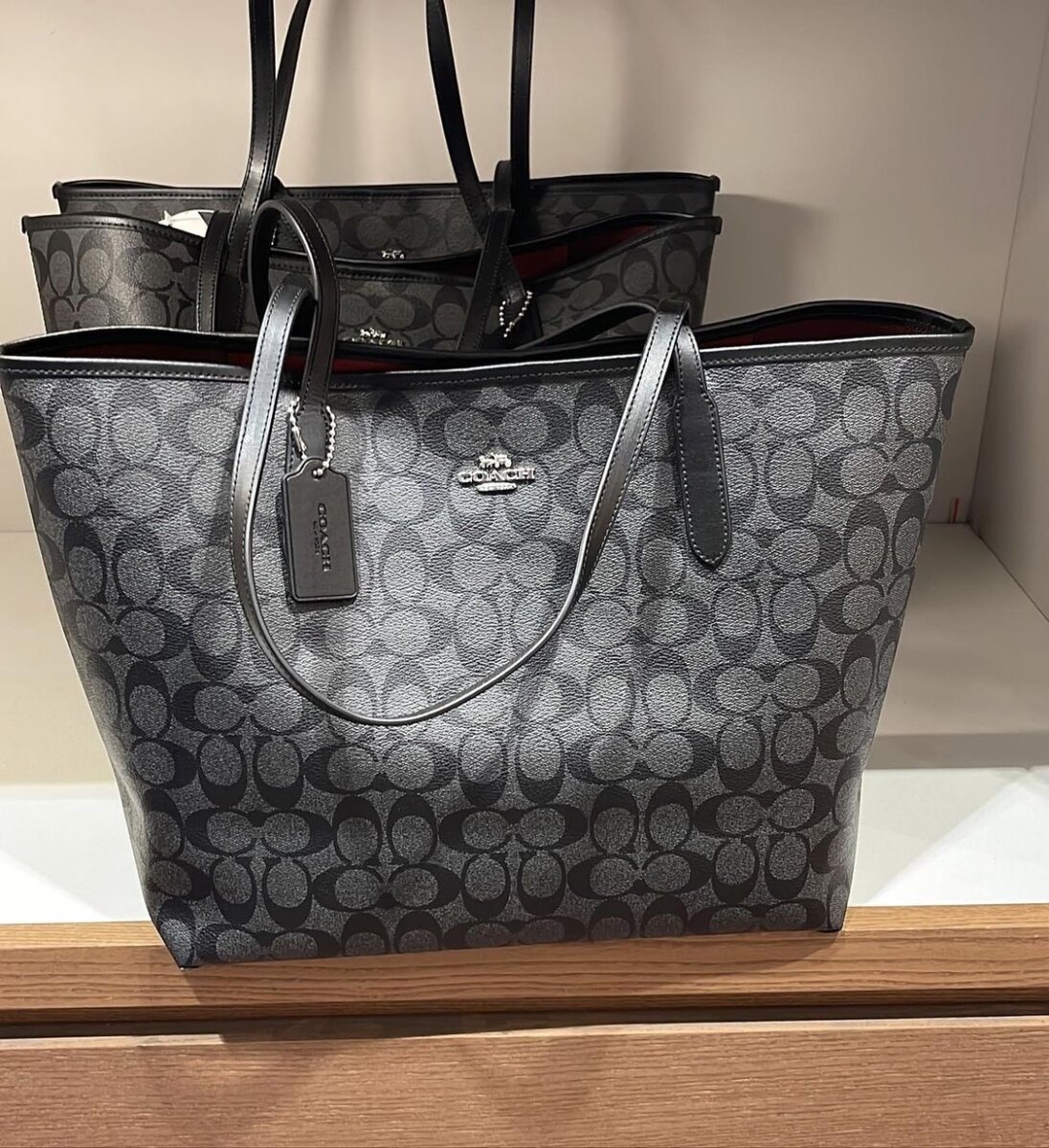 Sac coach caba en cuir