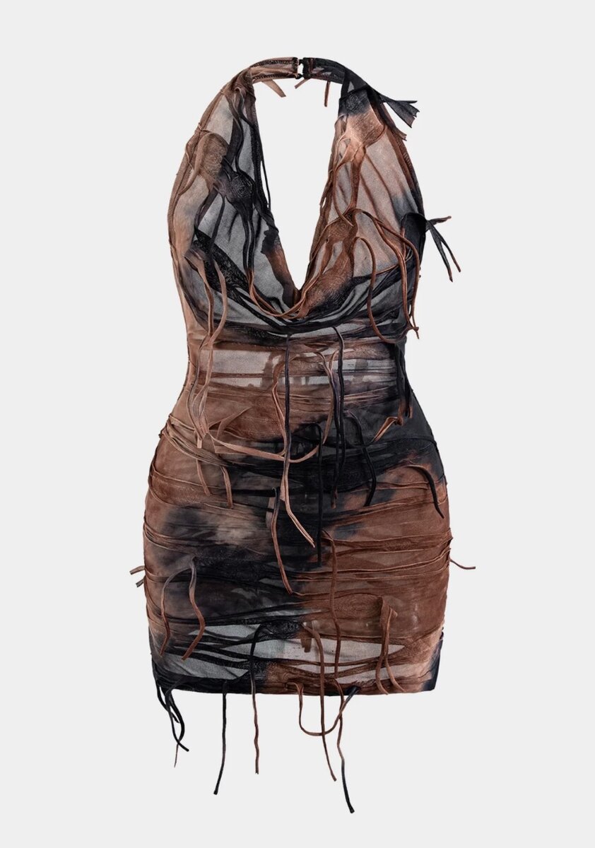 Robe élégante asymétrique