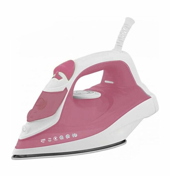 CERAMIC GLAZED PLASTIC SOLE PLATE STEAM SPRAY STEAM IRON