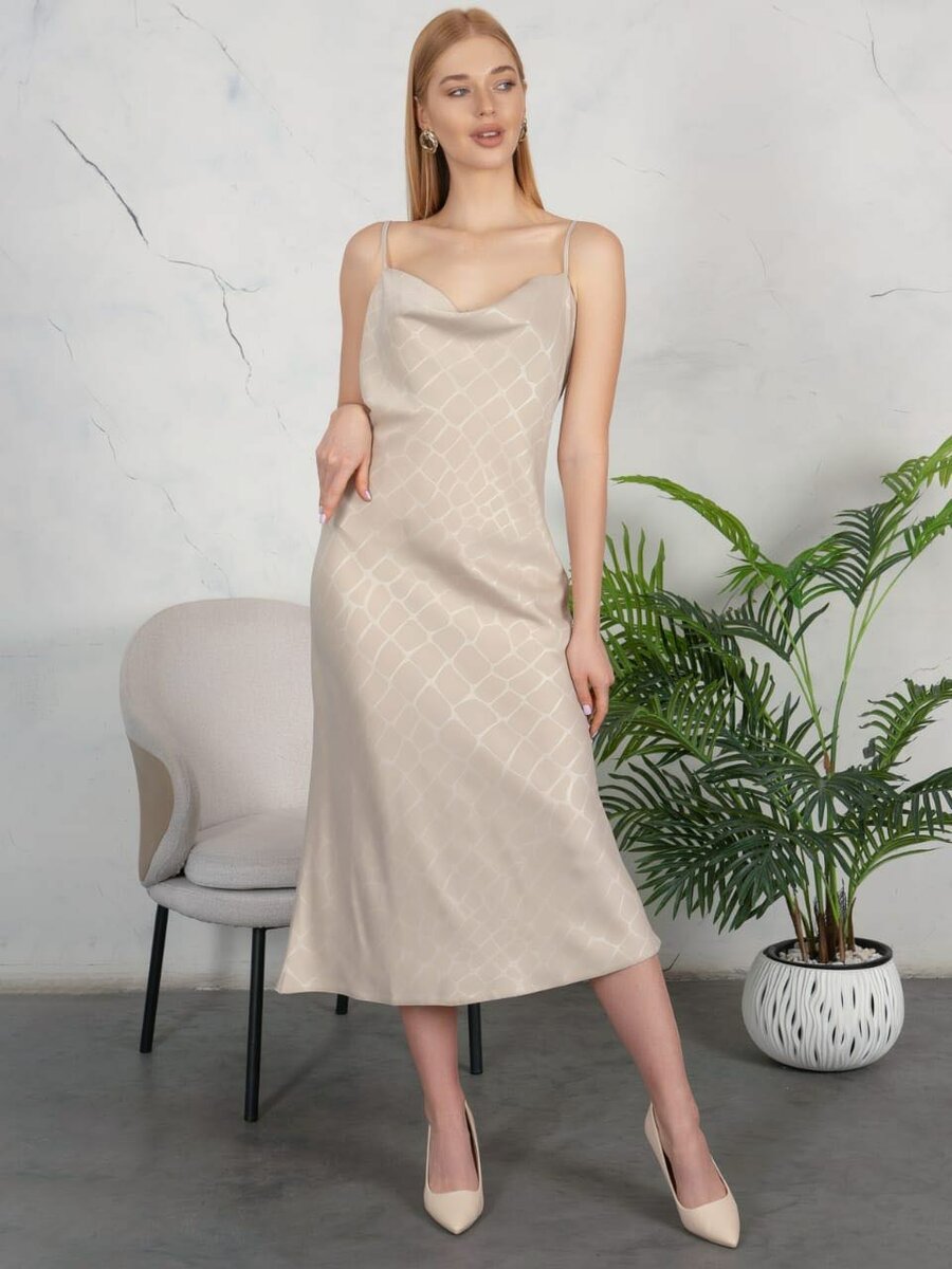 Платье база , турецкий атлас