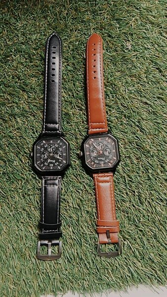 Montres élégantes en cuir homme