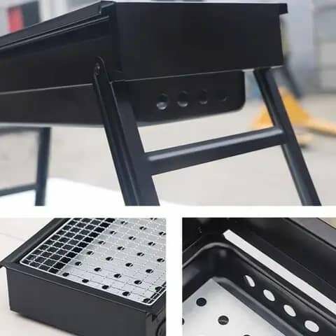 Barbecue portable pliant acier