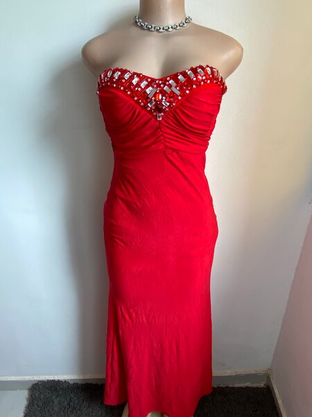 Robe se Soirée Rouge Éclante