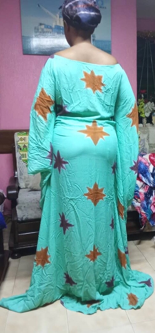 Robe longue fluide ethnique