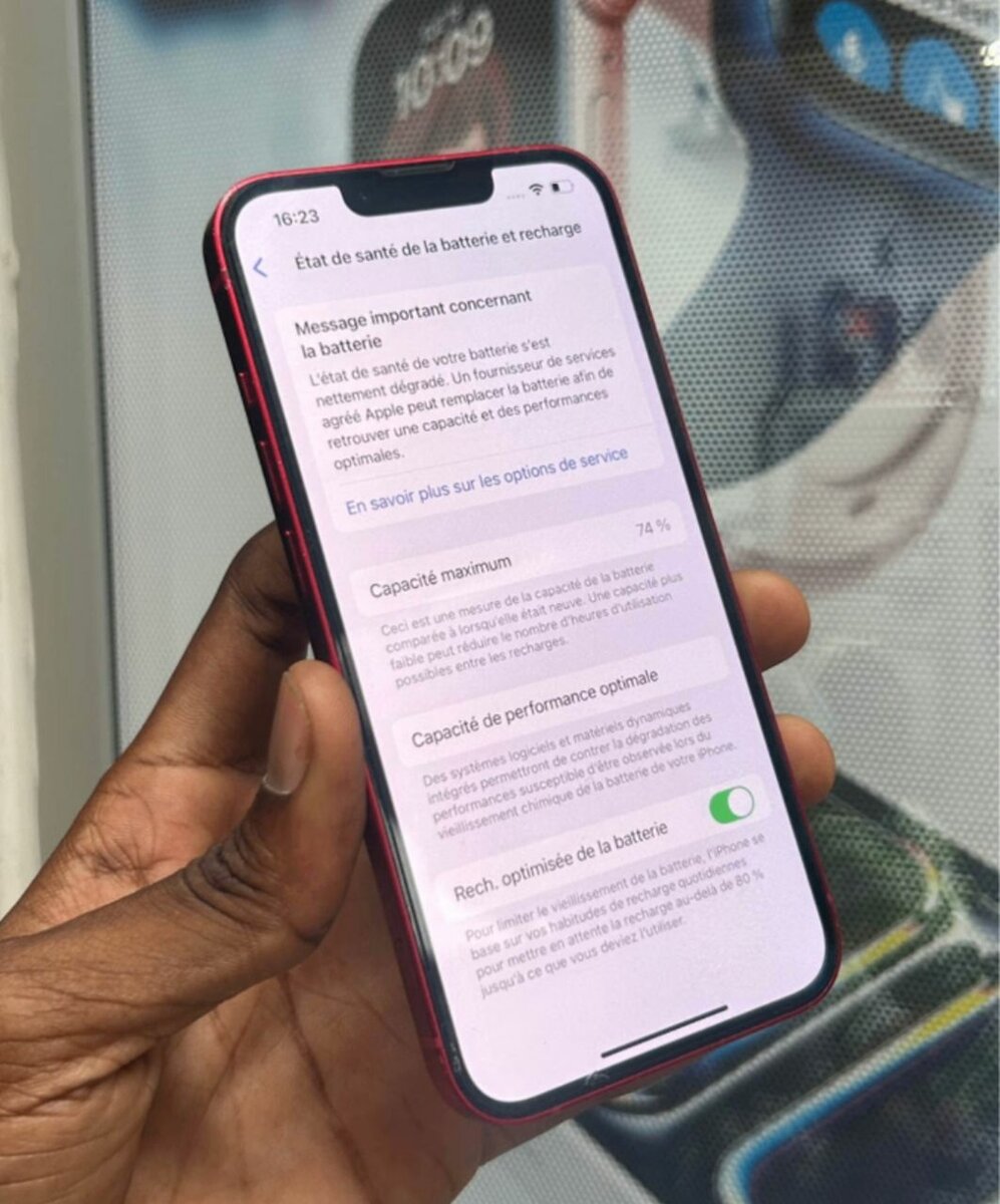 iPhone Rouge Élégant