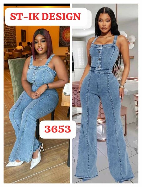 Combinaison en jean élégante