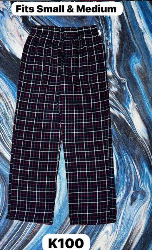 Women's comfortable plaid pajama pants