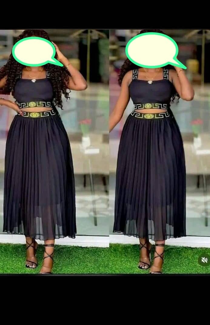 Dresses top and down.