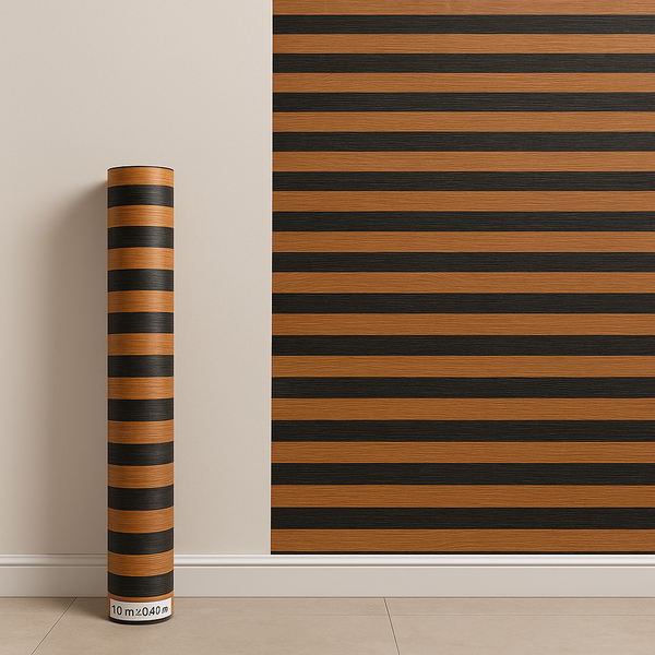 Papier peint rayé moderne