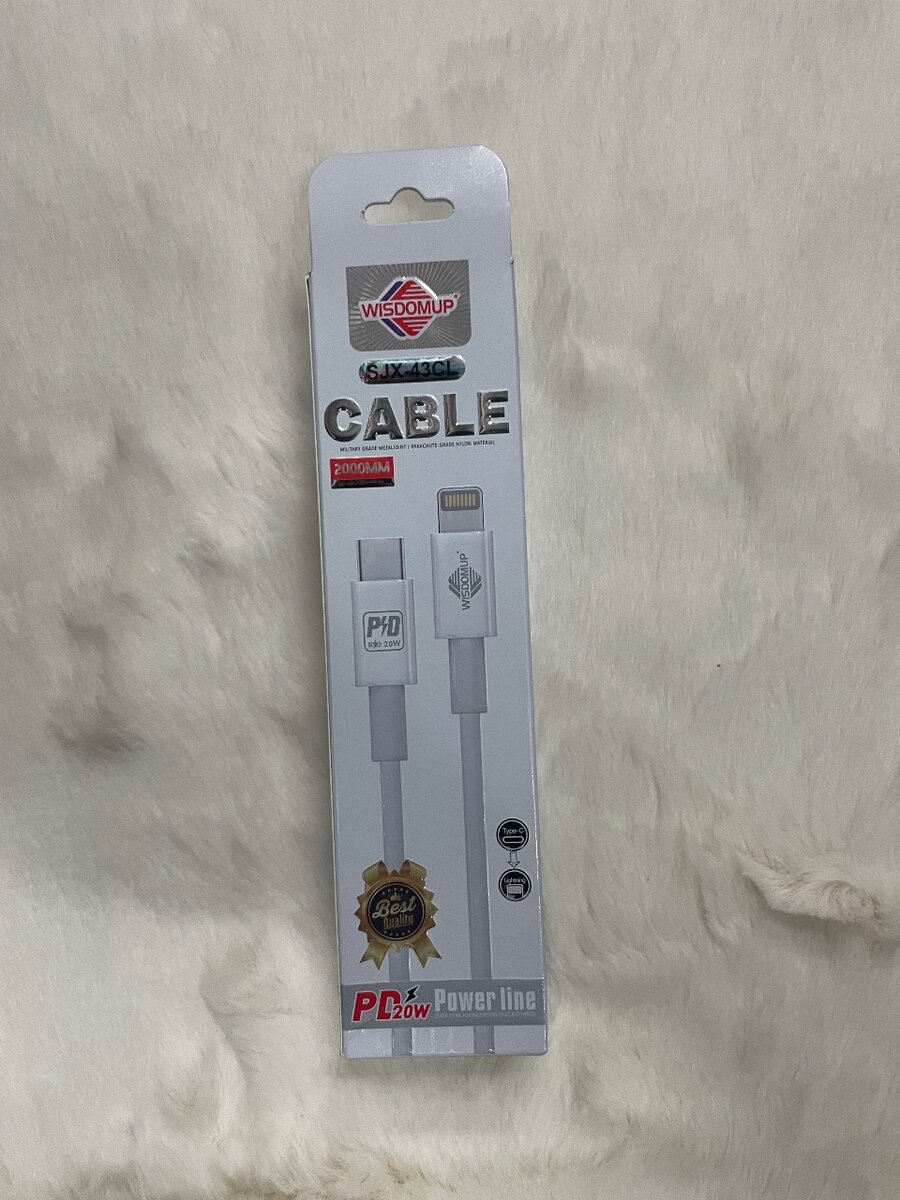Câble type c iPhone 2 mètre