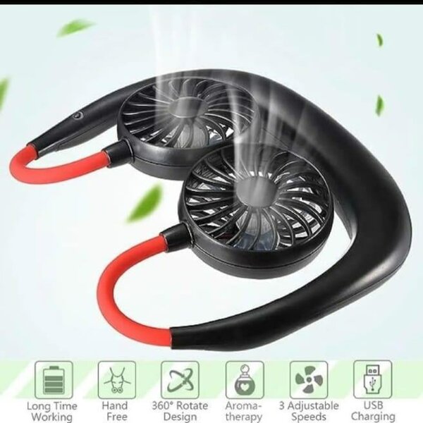 Wearable Rechargeable fan