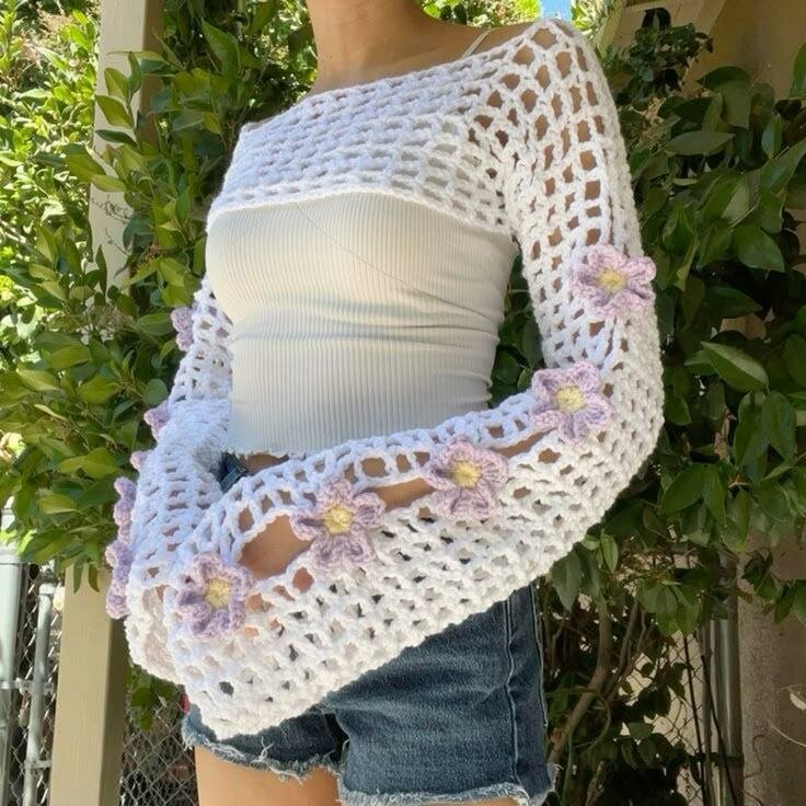 Bolero a fleur