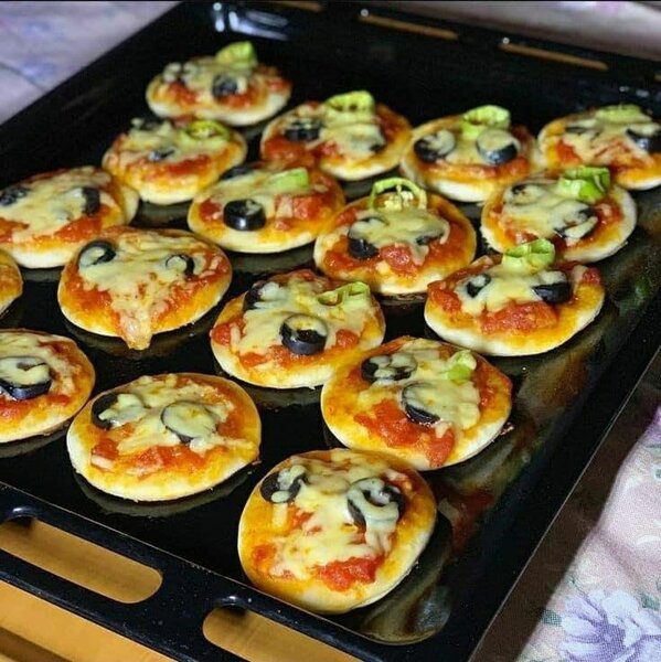 Mini-pizzas savoureuses