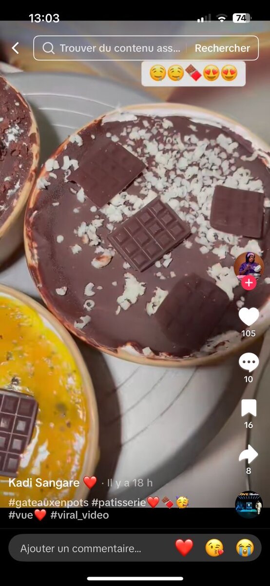 Gâteaux Enrobés de Chocolat