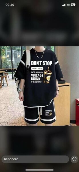 Ensemble sport décontracté