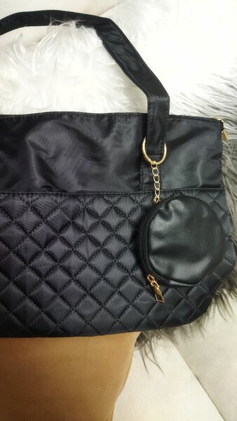 Стеганная сумка шопер