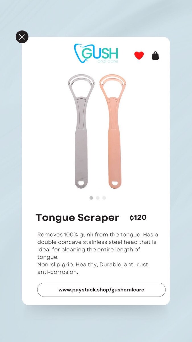 Tongue Scraper (Gush Oral Care)