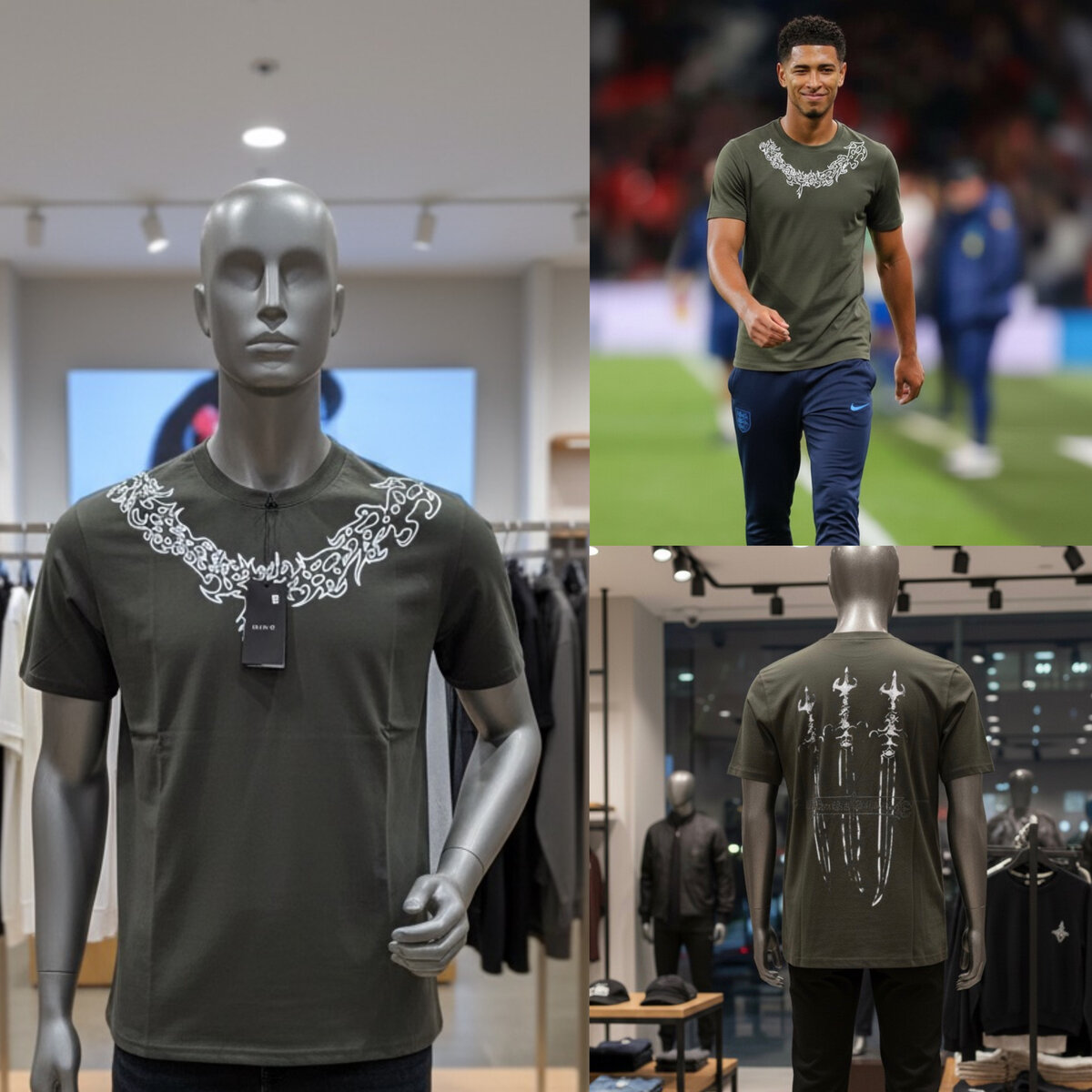 T-shirt en coton imprimé élégant