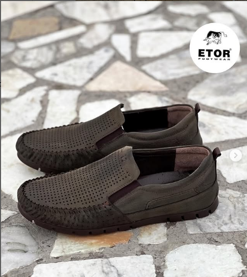 Мужские летние мокасины ETOR