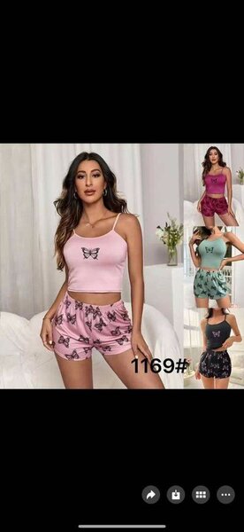 Pyjama femme papillon