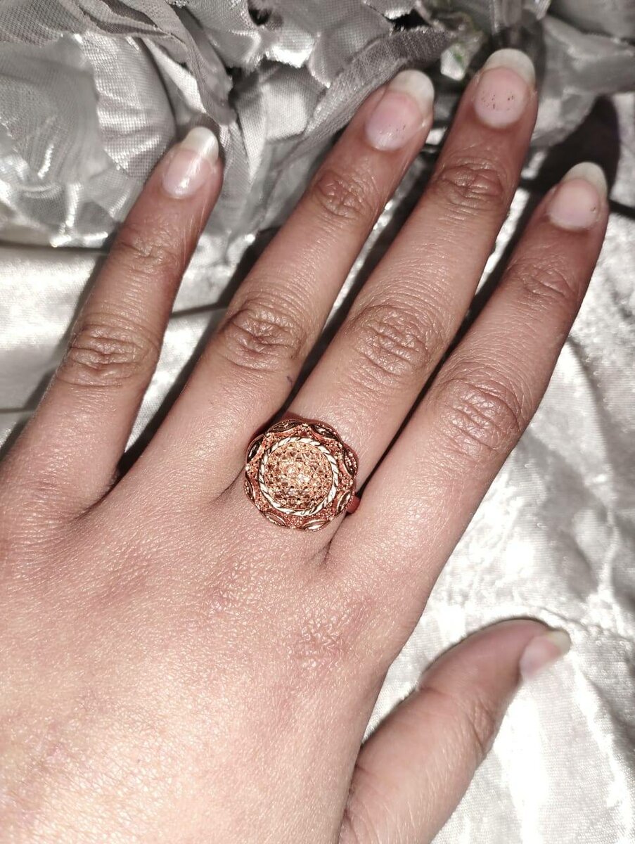 Gold Color Ring - Stylish And Elegant Gold Color Ring