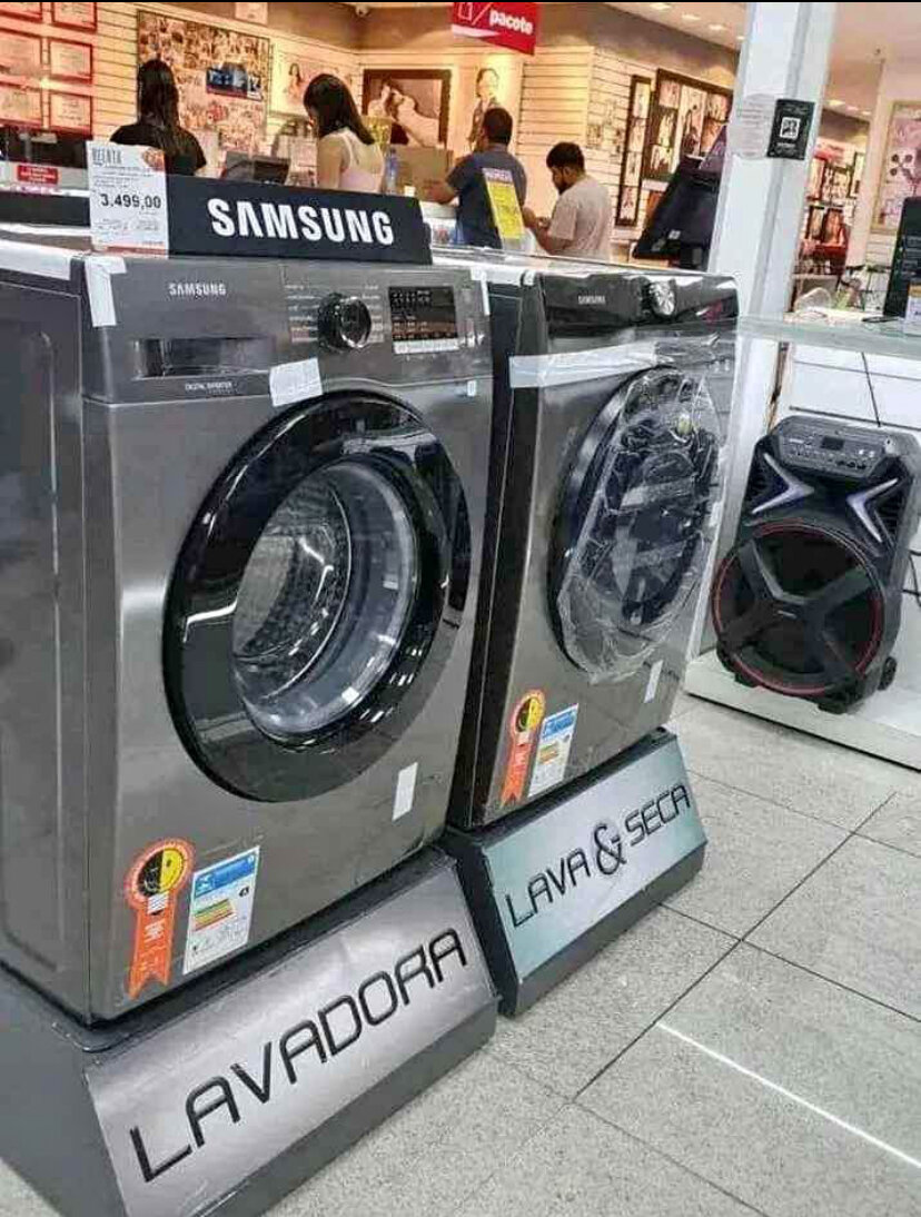 Lave-linge séchant haute capacité