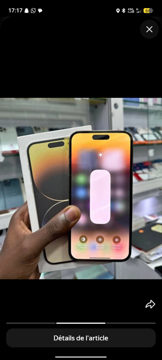 Smartphone haut de gamme 256 Go