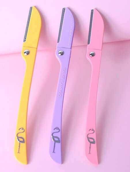 Rasoirs à sourcils colorés
