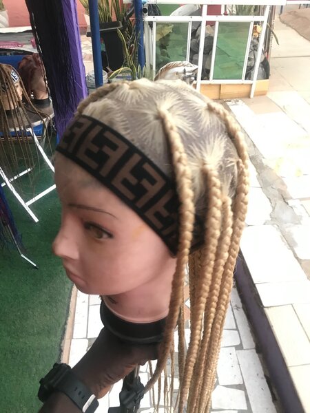 Braided wig cap