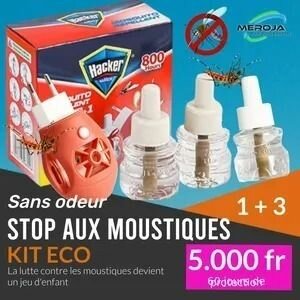 Kit Anti-Moustiques Sans Odeur