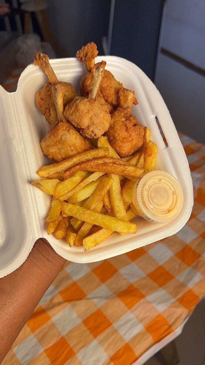 Poulet Frit avec Frites