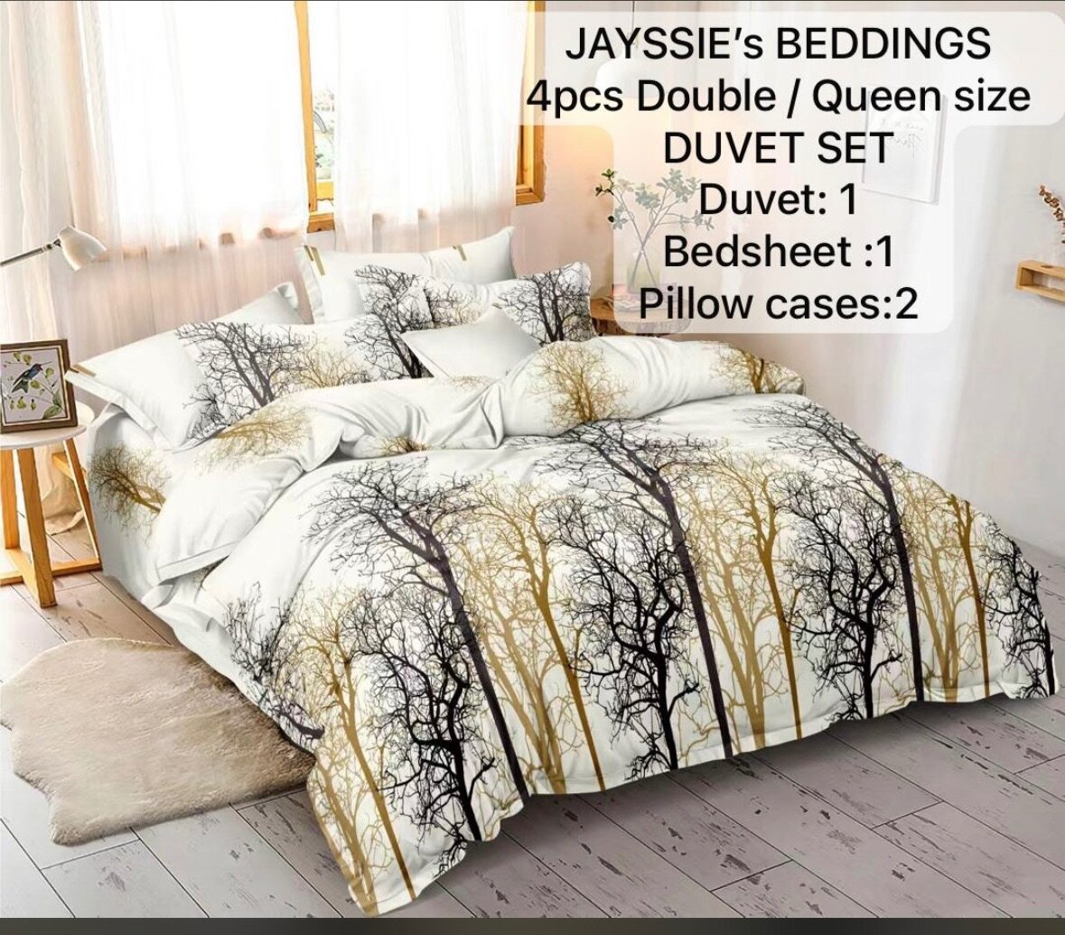 4pcs Queensize Duvet set