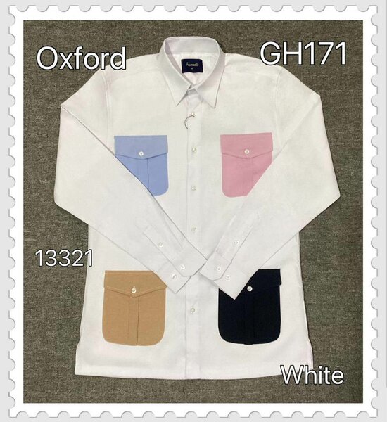 Chemise Oxford multipoches