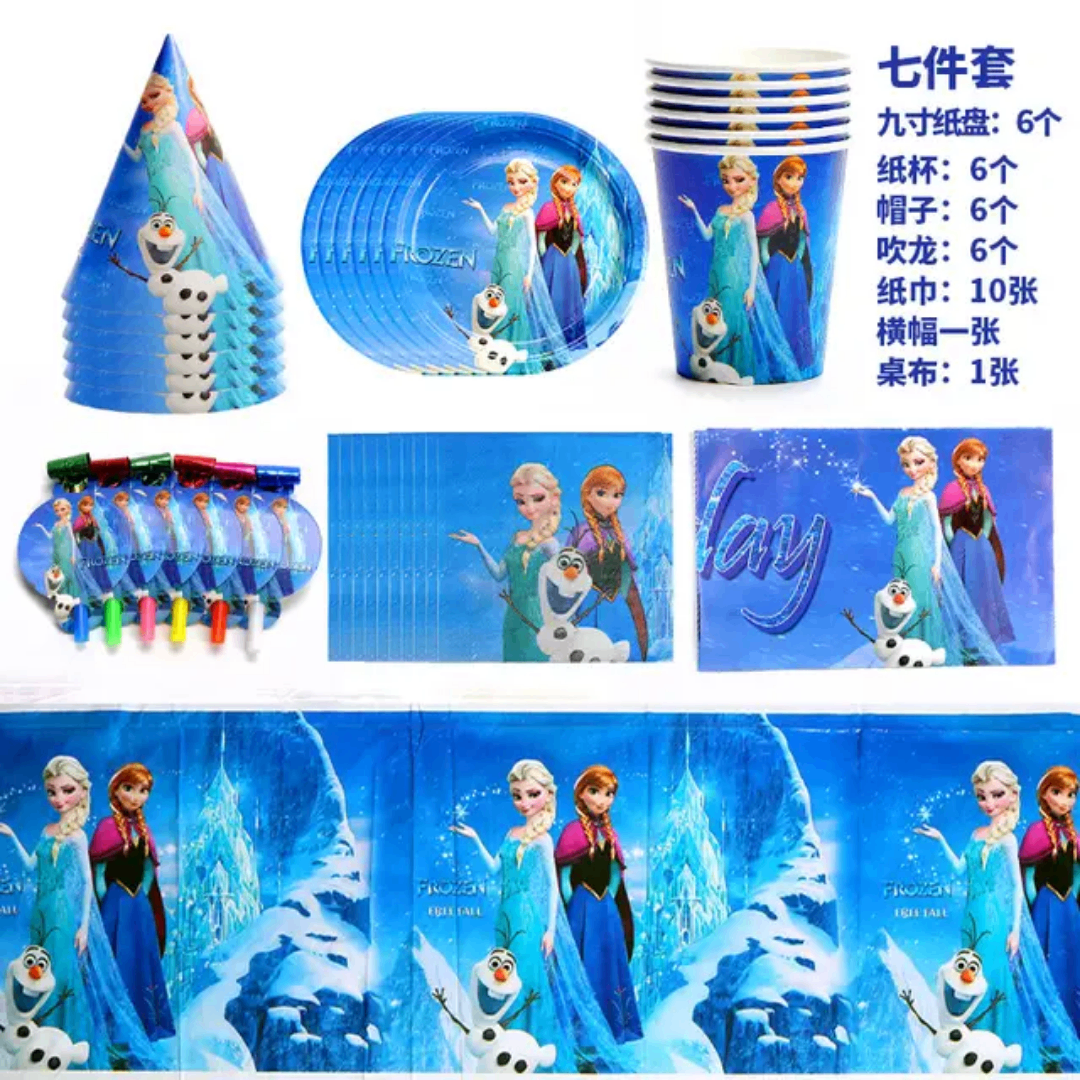 Set de Fête Enfant Thème Reine