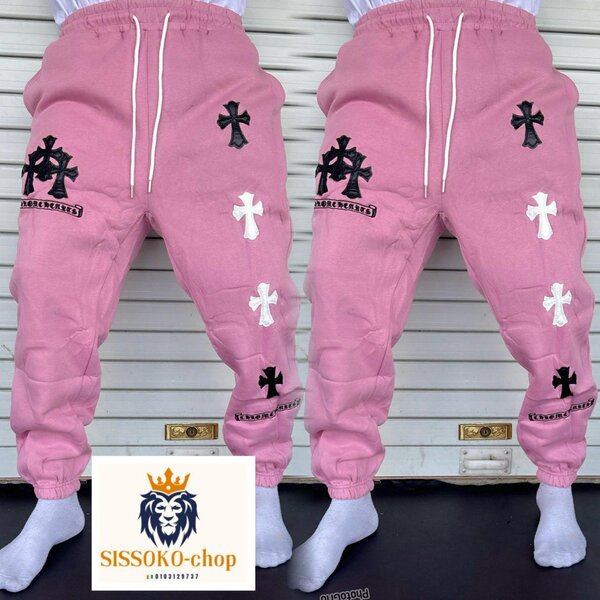 Jogging homme rose tendance
