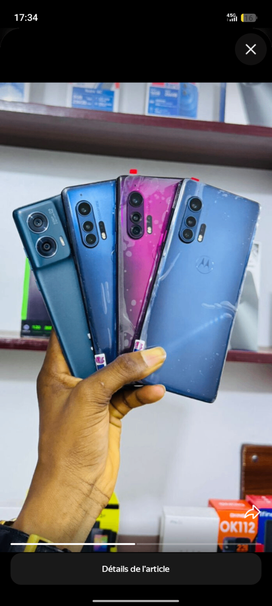 Smartphones modernes diversifiés