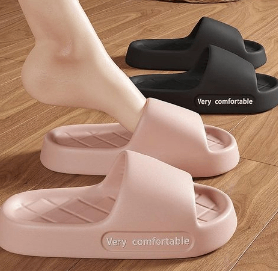 Summer letter print women/Men slippers