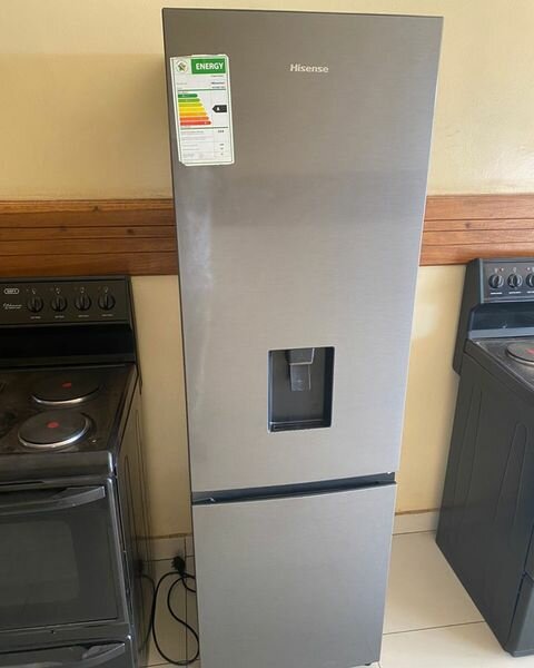 Preowned Hisense upright fridge 