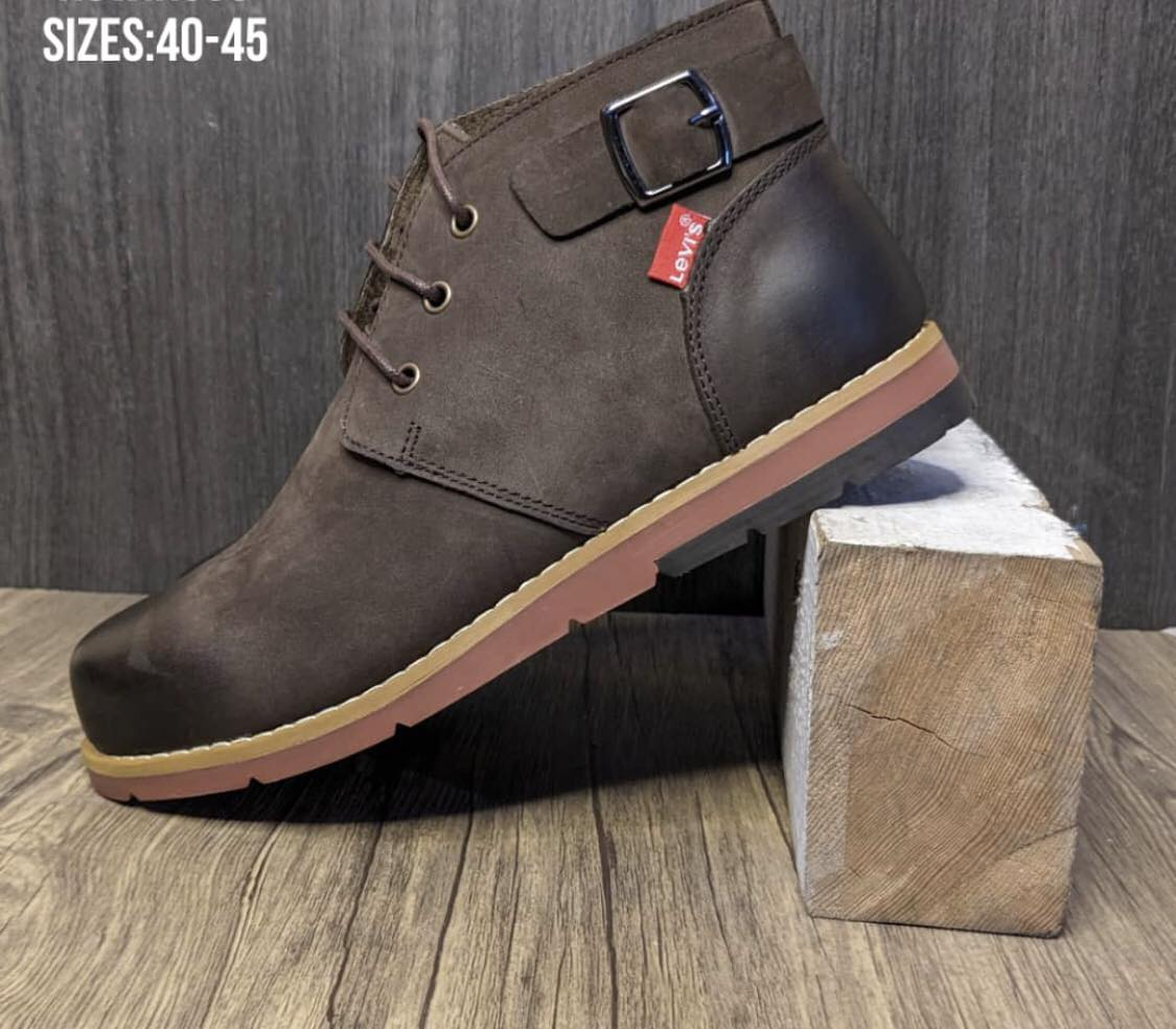 QUALITY LEATHER BOOTS brun